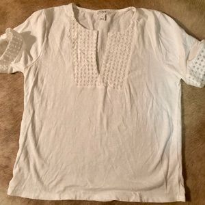 J. Crew Factory Embroidered Top